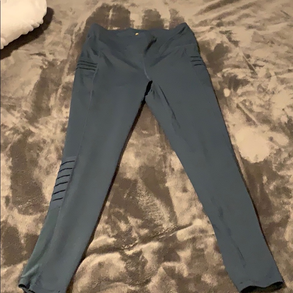 NWOT High Rise Moto Leggings